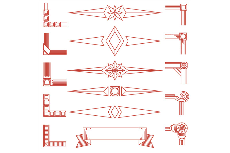 vintage-geometric-shapes-and-corners-isolated-on-white