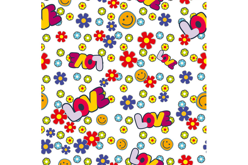 cute-hippie-seamless-pattern-design-with-flowers-smile-and-love-letter