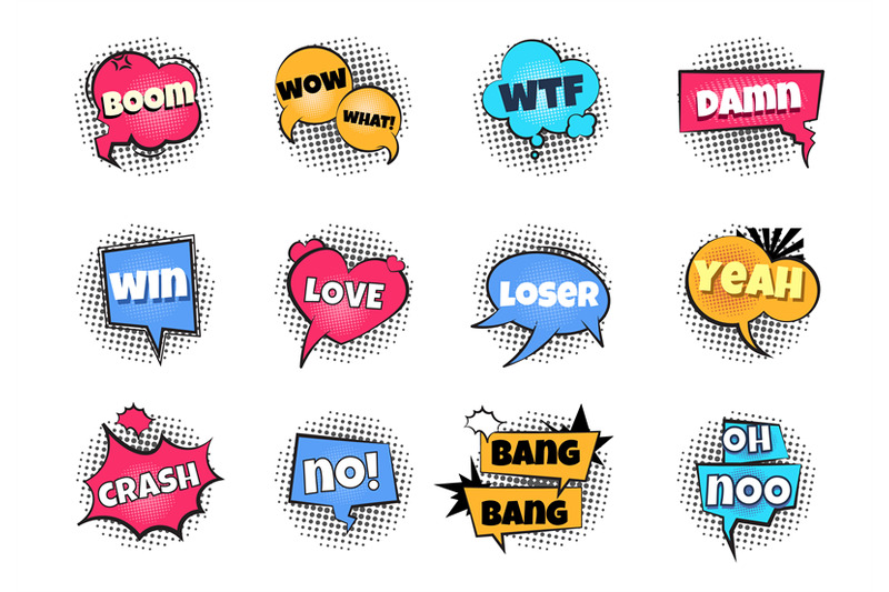 comic-pop-art-bubbles-cartoon-text-balloon-wow-explosion-sticker-fun