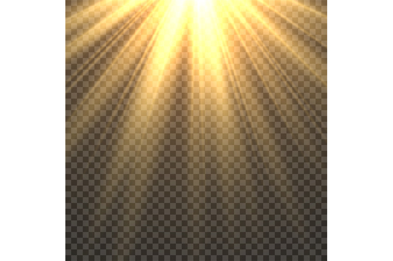 sunlight-isolated-sun-light-effect-golden-sun-rays-radiance-yellow-b