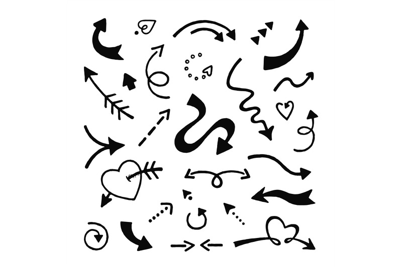 doodle-arrows-set-sketch-arrows-hand-drawn-curve-pointer-icons-on-wh
