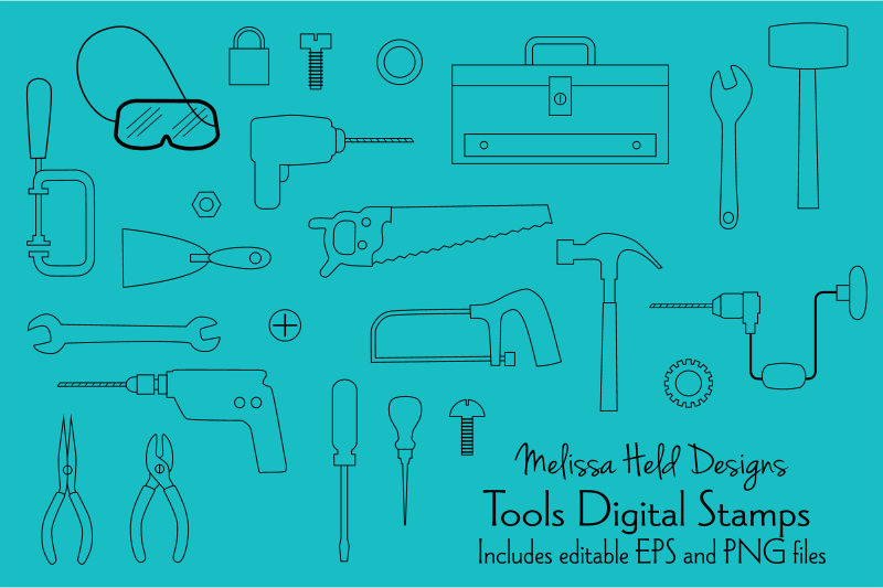 tools-digital-stamps-clipart