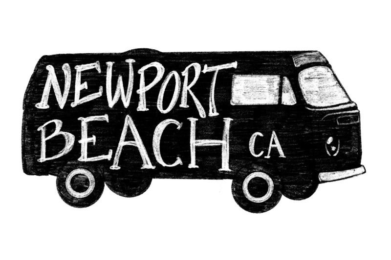 newport-beach-ca-bus-label