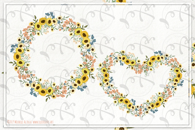 sunflowers-floral-wreaths-graphics-and-clipart
