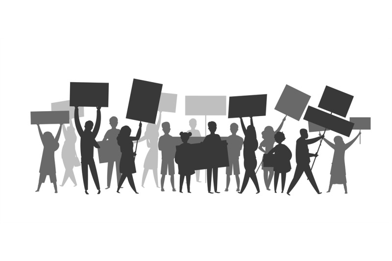 revolution-crowd-silhouette-protest-flags-propaganda-demonstration-au