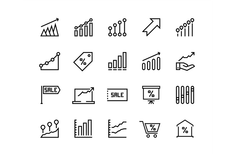 sale-graph-line-icons-marketing-business-progress-dollar-chart-arrow