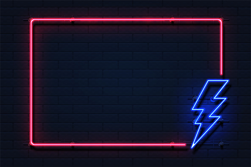 neon-lightning-frame-electricity-power-flash-logo-on-black-background