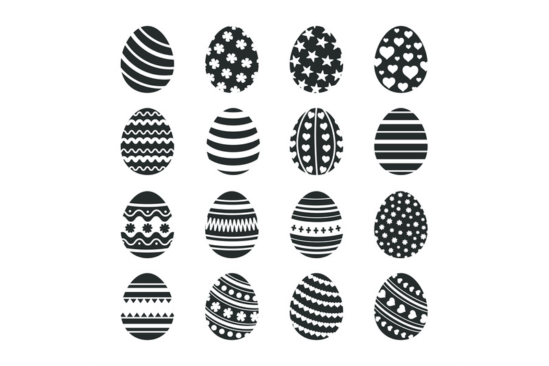 black-easter-eggs-icons-christian-tradition-happy-easter-celebration