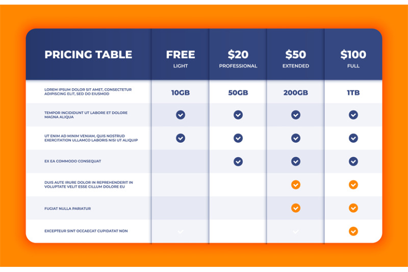 comparison-table-price-chart-template-business-plan-pricing-grid-we