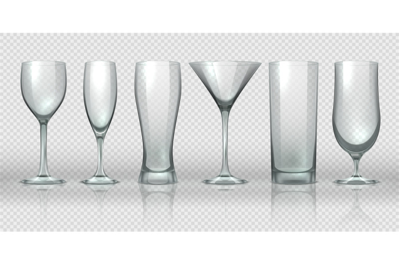 glass-cups-empty-transparent-glasses-and-goblet-mockups-realistic-3d