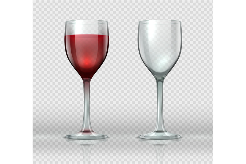 realistic-wine-glasses-transparent-isolated-wineglass-with-red-wine