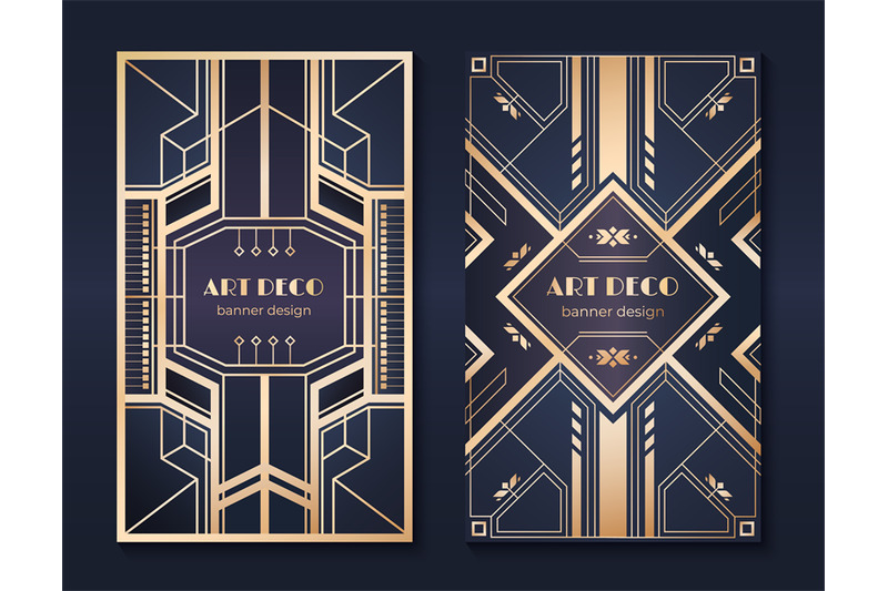 art-deco-banners-1920s-party-invitation-flyer-fancy-golden-ornamenta