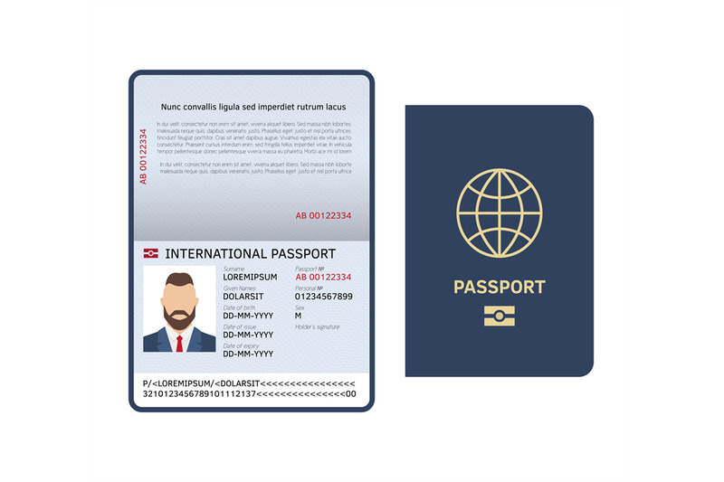 open-passport-id-document-male-photo-page-legal-sample-international