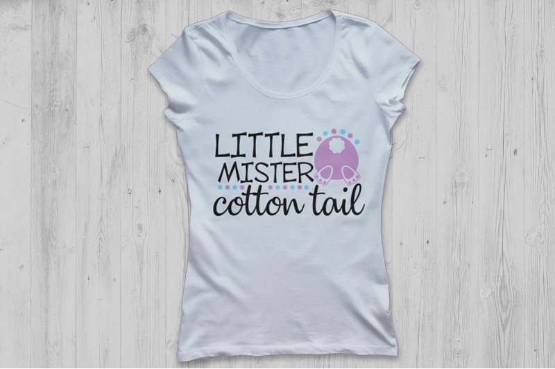 Little Mister Cotton Tail Svg Easter Svg Easter Bunny Svg Bunny Svg By Cosmosfineart Thehungryjpeg Com