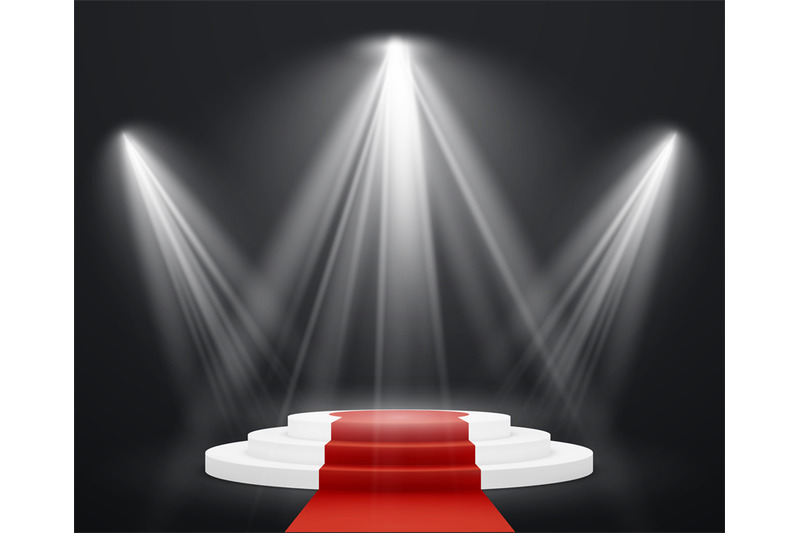 stairs-3d-with-red-carpet-spotlight-scene-staircase-podium-for-celebr