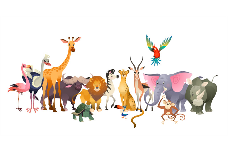 wild-animals-safari-wildlife-africa-happy-animal-lion-zebra-elephant