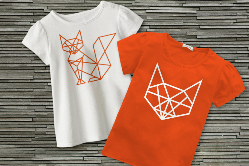 geometric-fox-svg-png-dxf