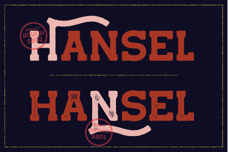 hansel-vintage-typeface