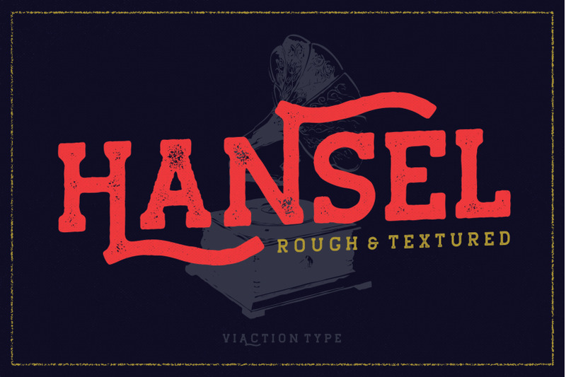 hansel-vintage-typeface