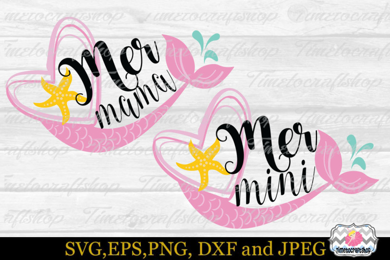 svg-eps-dxf-amp-png-for-mermini-and-mermama