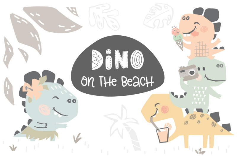 dinosaurs-on-the-beach-kids-vector