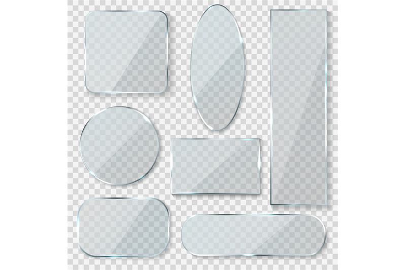 glass-blank-banners-rectangle-circle-glass-texture-window-plastic-cle