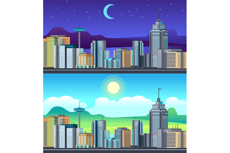 day-night-cityscape-buildings-city-office-center-apartment-hose-hote