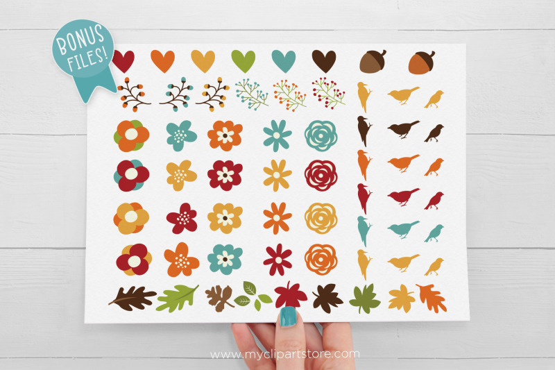 fall-wreaths-clipart-thanksgiving-flowers-vector-sublimation-svg