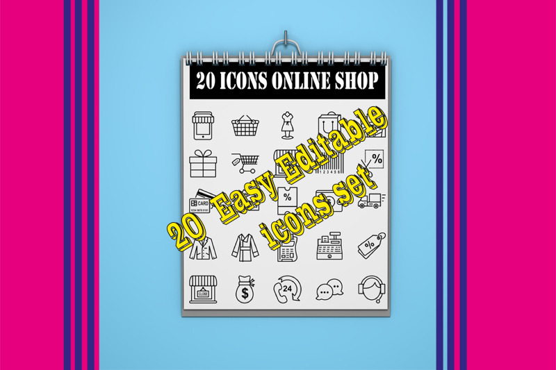 online-shopping-icons-set