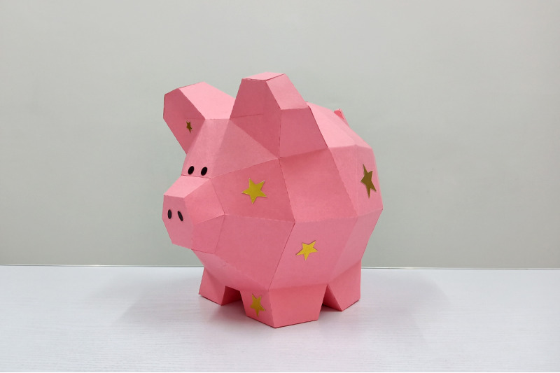 diy-piggy-bank-3d-papercraft