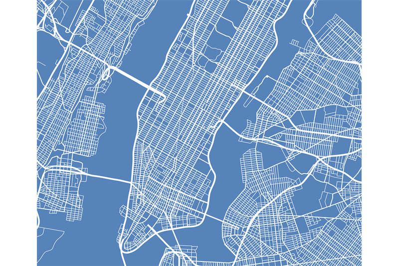 aerial-view-usa-new-york-city-vector-street-map