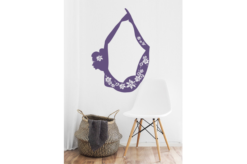 woman-practicing-yoga-fitness-black-silhouette-with-floral-motives-an