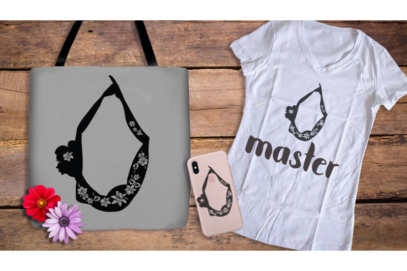 woman-practicing-yoga-fitness-black-silhouette-with-floral-motives-an