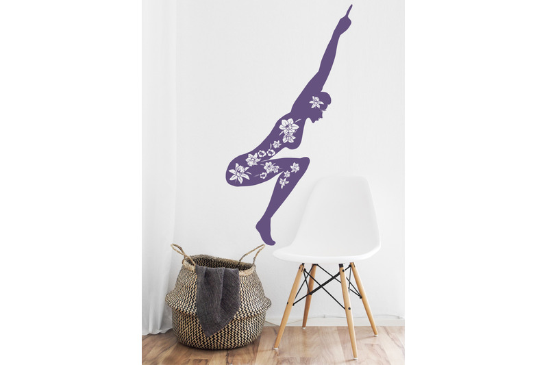 woman-practicing-yoga-fitness-black-silhouette-with-floral-motives-a