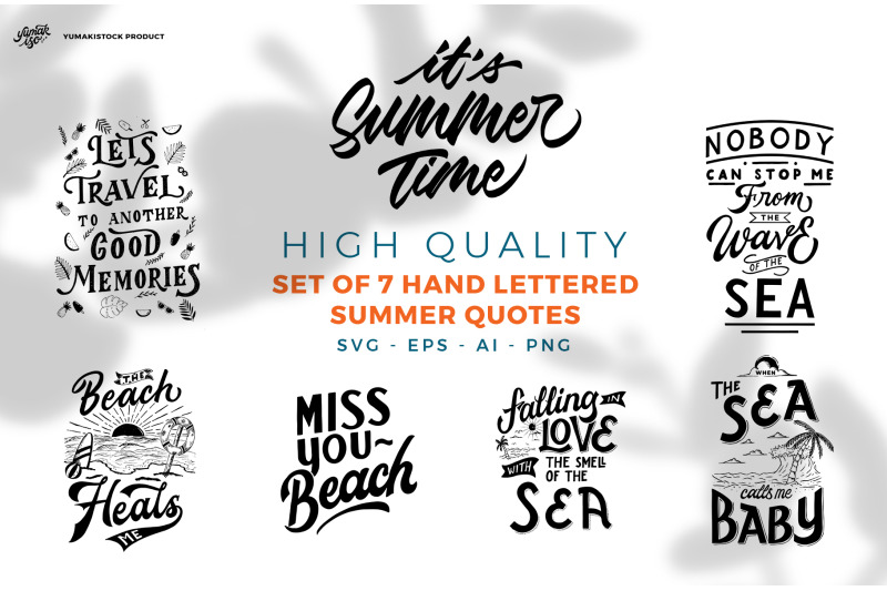 summer-quote-hand-lettering-bundle