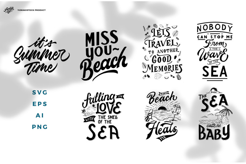 summer-quote-hand-lettering-bundle