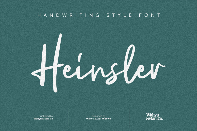 heinsler-handwriting-style-font