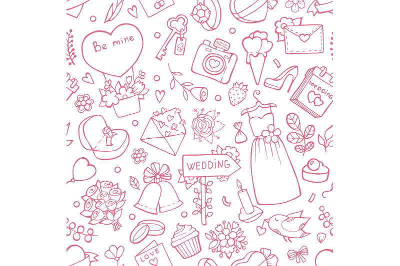 wedding-seamless-pattern-vector-background-with-wedding-symbols