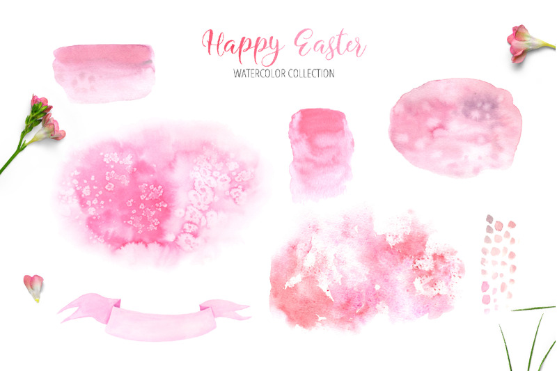 watercolor-happy-easter-collection