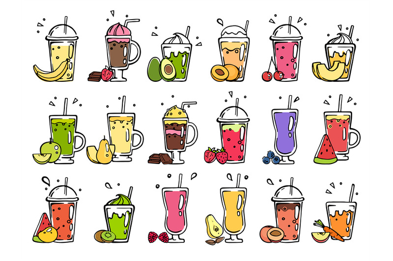 smoothie-hand-drawn-pictures-of-summer-cocktails