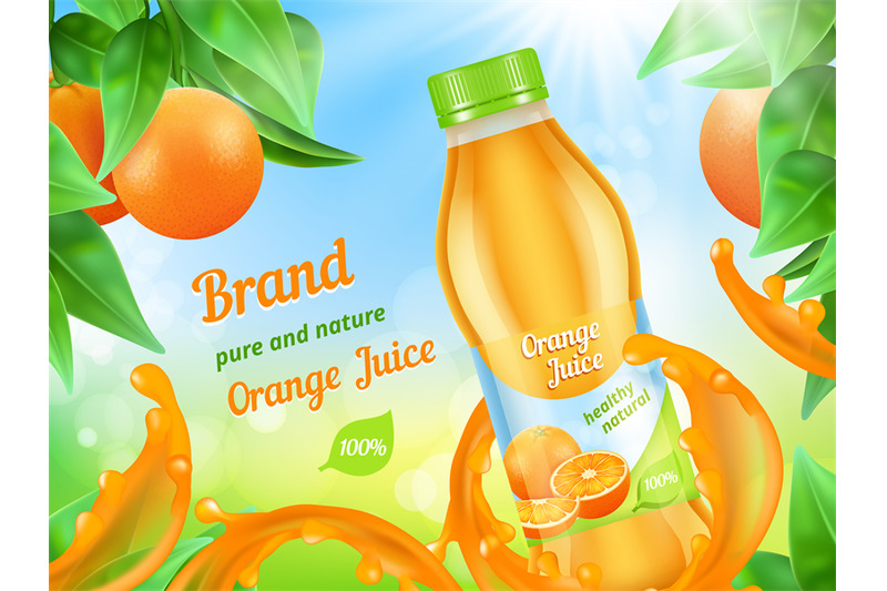 juice-advertizing-poster-realistic-illustration-of-juice-fruits-plast