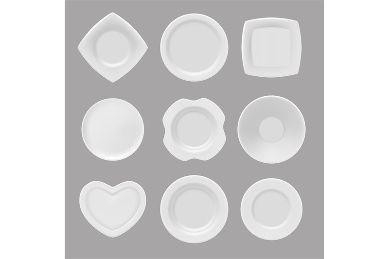 vector-dishware-realistic-pictures-of-various-plates