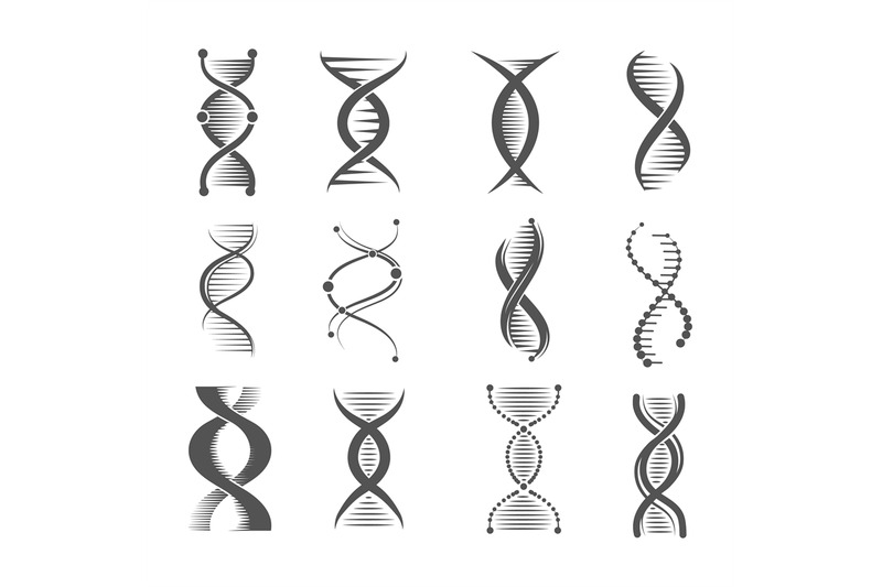 dna-spiral-icons-helix-human-technology-research-molecule-and-chromos