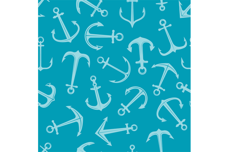 marine-anchor-pattern-navy-sailor-blue-ocean-and-sea-symbols-vector-s