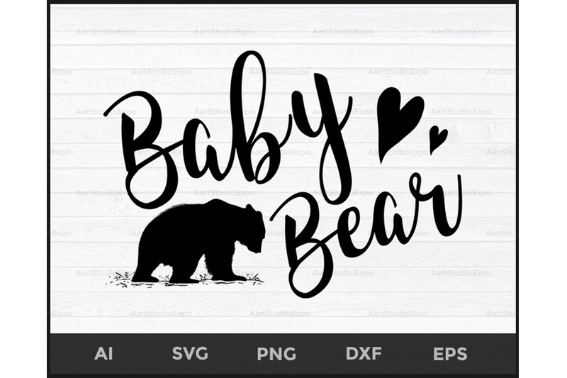 baby-bear-svg-bear-family-svg-baby-bear-dxf-bear-mom-svg-baby