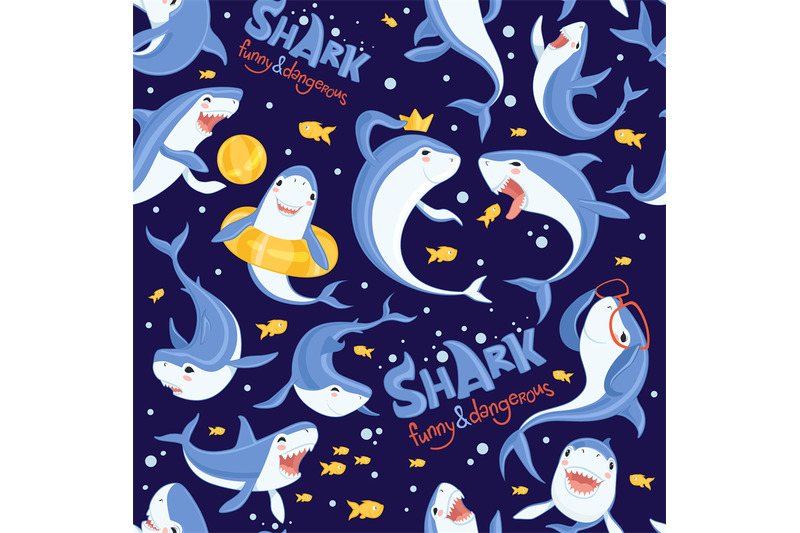 shark-pattern-sea-ocean-fish-blue-scare-animal-aquarium-life-big-open