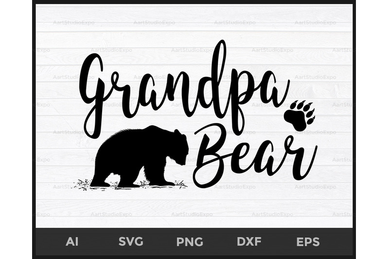 Download Grandpa bear svg files, Grandpa bear svg, Bear svg, Grandpa svg, files By Creative Art ...