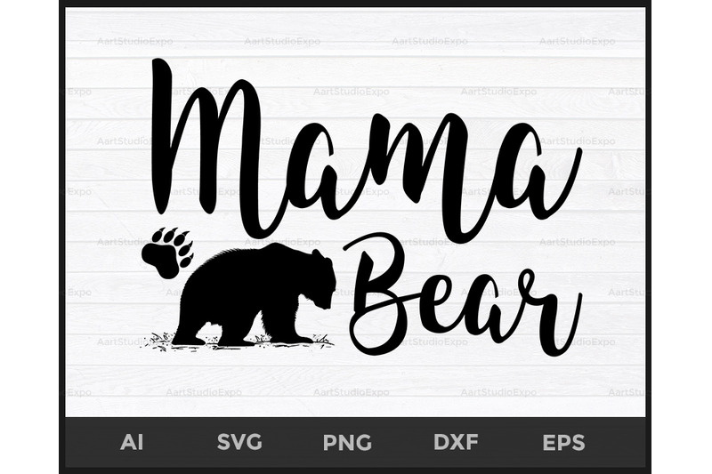 Download Mama Bear SVG,Mama Bear, Cut File,Silhouette, Cricut ...