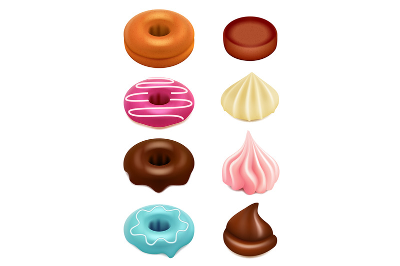 donuts-and-cupcakes-3d-cook-muffin-with-glazed-sweet-for-cafe-confite