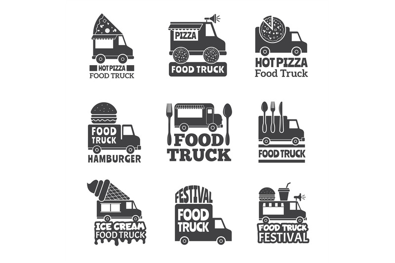 food-truck-car-street-catering-fast-delivery-mobile-van-monochrome-ba